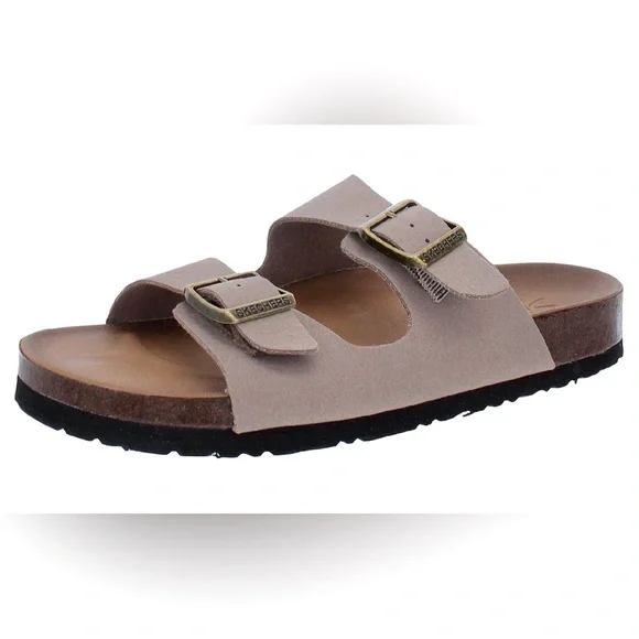 Skechers Luxe Foam Fresh Spirit Two Strap Granola Sandal Size